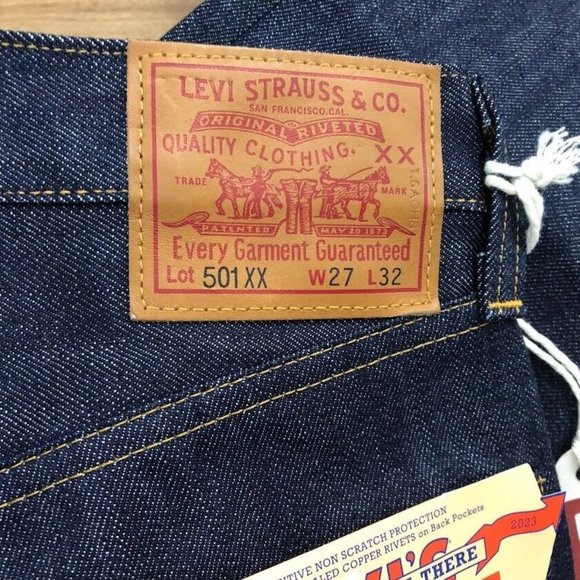 Levis x Tom Sachs 1947 501 XX Made In Japan LVC Vintage 27x32 Hidden Rivets Nike - Picture 9 of 10